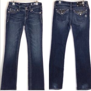 Miss Me Blue Boot Cut Jeans Size 28